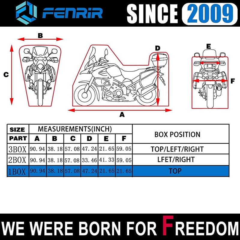FENRIR 420D 90""INCH Motorcycle Cover Waterproof Outdoor Storage for R1300GS R1250GS R1200GS S1000XR F900XR F900GS F850GS F800GS F750GS G310GS C400GT Transalp NC750X NX500 ADV160 PCX XMAX Burgman AK550 - Image 5